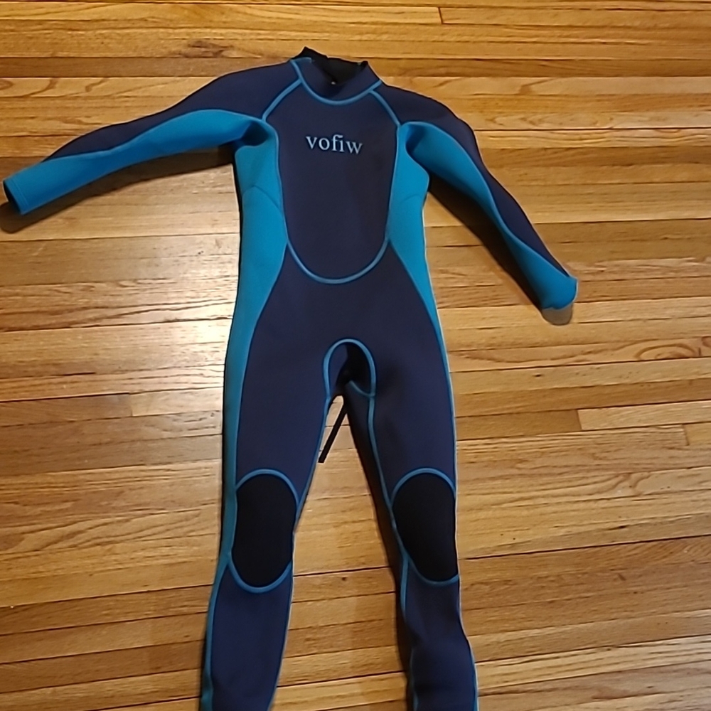 Vofiw Blue and Black Wetsuit